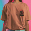 Graphic Printed Oversized T-shirt – Werewolf - Image 2