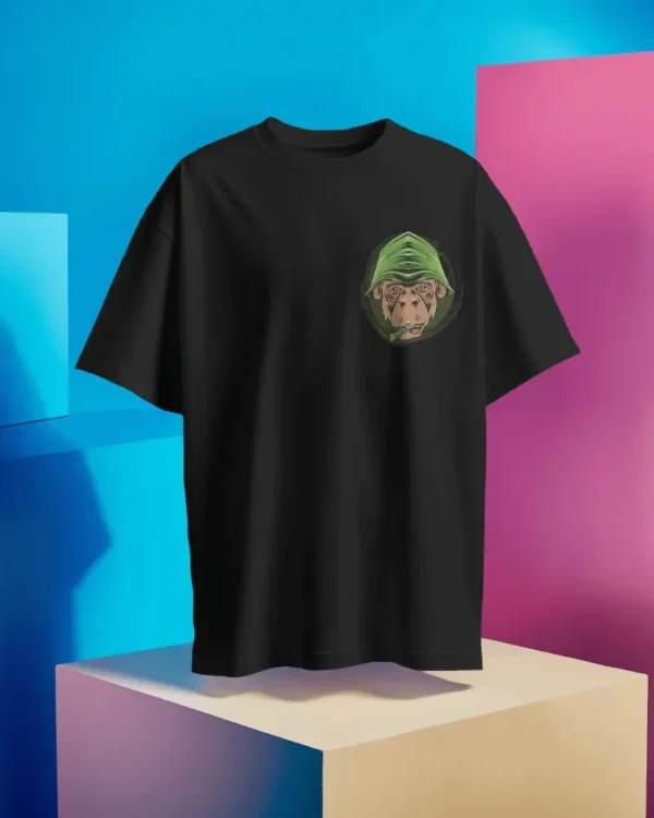 Graphic Printed Oversized T-shirt - Stoned Chimp - Image 2