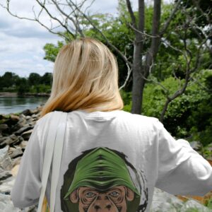 Graphic Printed Oversized T-shirt – Stoned Chimp