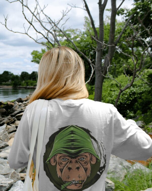 Graphic Printed Oversized T-shirt – Stoned Chimp