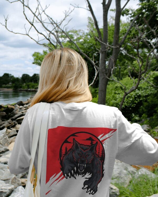 Graphic Printed Oversized T-shirt – Beast
