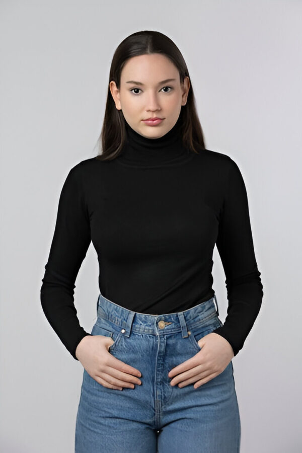 Classic Women's Turtleneck - Image 2
