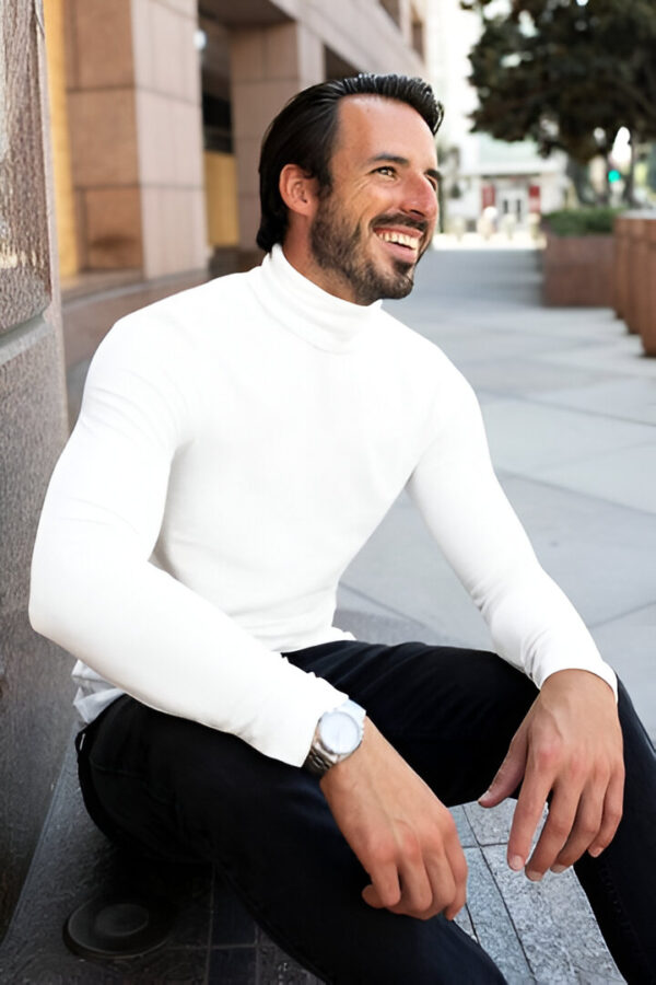 Classic Men's Turtleneck - Image 3